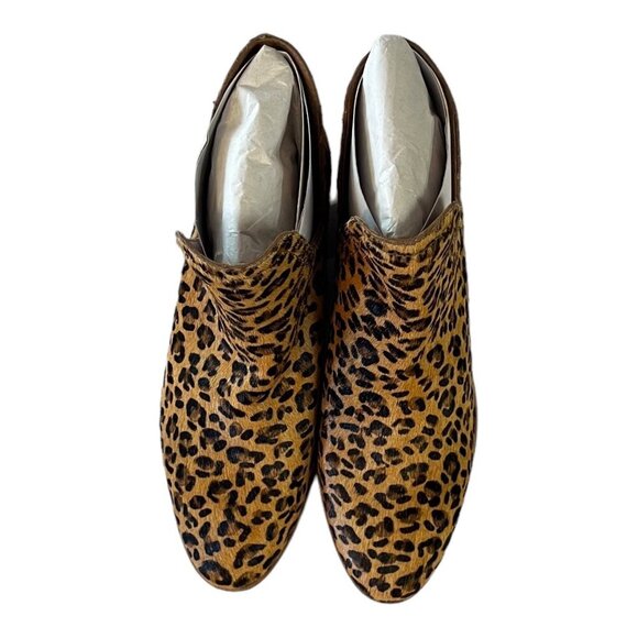 Coconuts By Matisse BECCA Womens Leopard Print Ankle Boots Pull On Size 7M - Picture 6 of 10